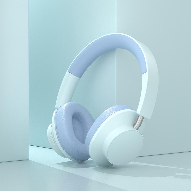 DR80 Wireless Bluetooth Headset: Silicone, Long Battery Life, Head-Mounted, Ideal for Gaming and Calls