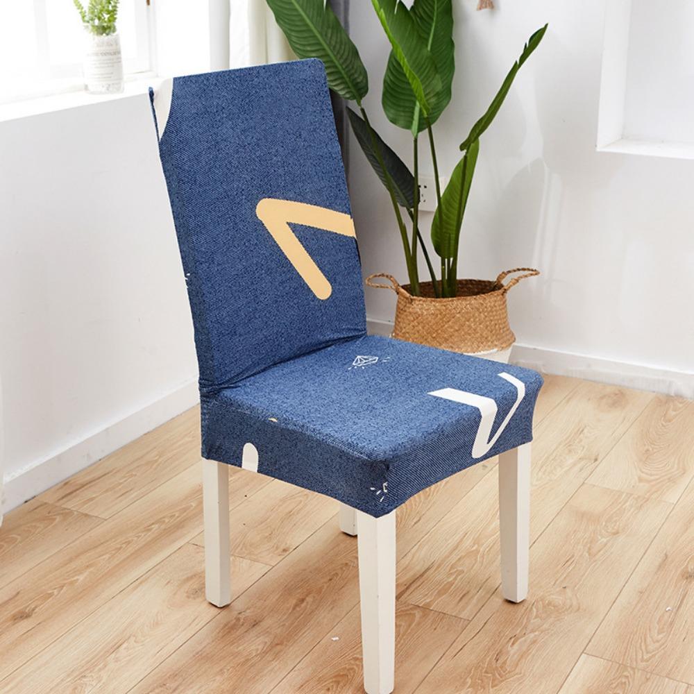 Stretchable Dustproof Chair Cover Fits Hotel Dining Chairs Office Chairs with Tight Fit Elastic Design for Home