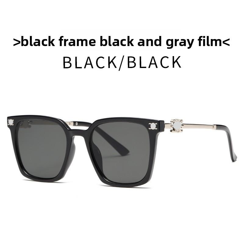 

Ladies Retro Square Sunglasses With Uv400 Protection For Fashion Street Wear Black Gray