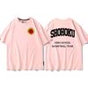 Cool anime Slam Dunk cartoon short-sleeved T-shirt for men summer front and back print loose clothes around Yukawa Kaede