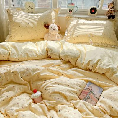 Cute INS Princess Bedding Set 2025 New Soft Cotton Lace Bed Flat Sheet Twin Queen Size Duvet Set Pillowcase Bed Linens Set Girls