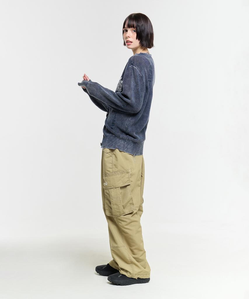 AECA Ripstop Washing Cargo Pants-Beige