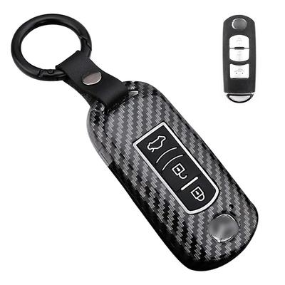 LETINGFAR Key Case for Mazda, Smart Key Case, Key Cover, Key Holder, ABS Plastic,