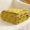 Plush Checkered Taffeta Jacquard Sofa Cover Blanket