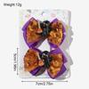 2PCS New Cute Fashion Halloween Cartoon Bow Lovely Girls Hairpins Children Headwear Hairgrip Hair Clips Hair Accessories