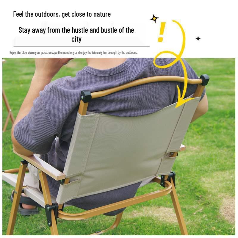 Kermit Portable Outdoor Folding Camping and Beach Chair