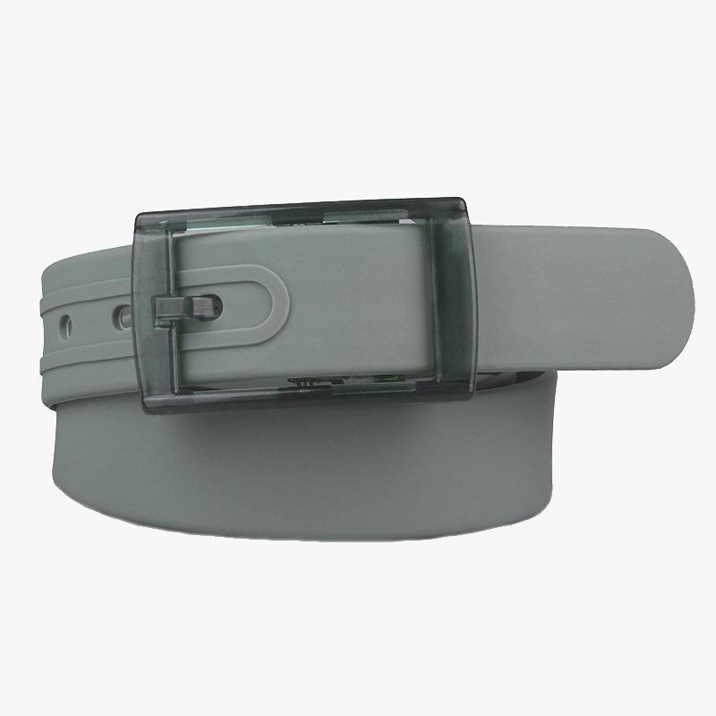 Scented Unisex Silicone Belt with Plastic Buckle - Metal-Free, Candy Color
