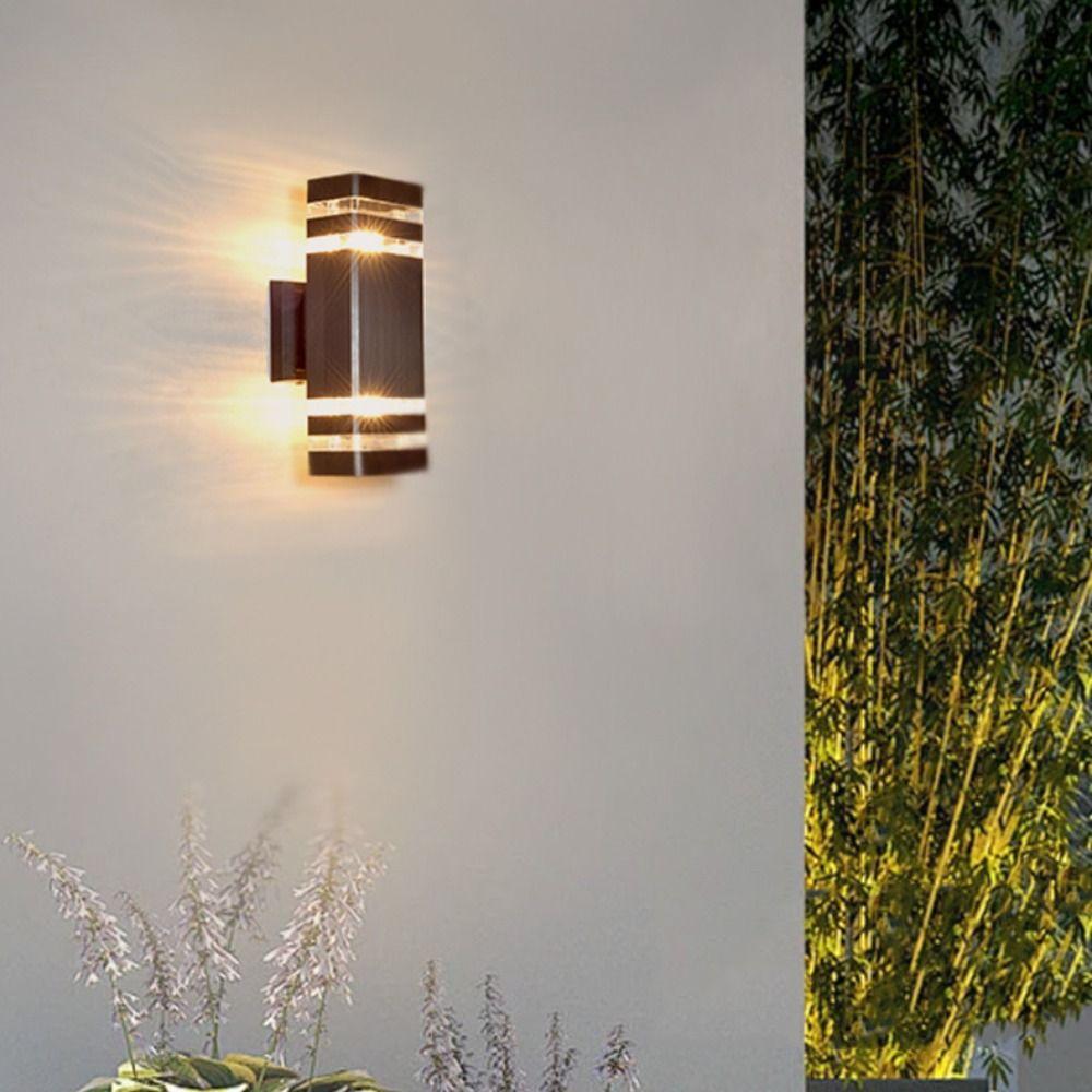 Minimalist Style Outdoor Sconce Up Down Lighting LED Wall Light Simple Wall Lamp  Villa Exterior