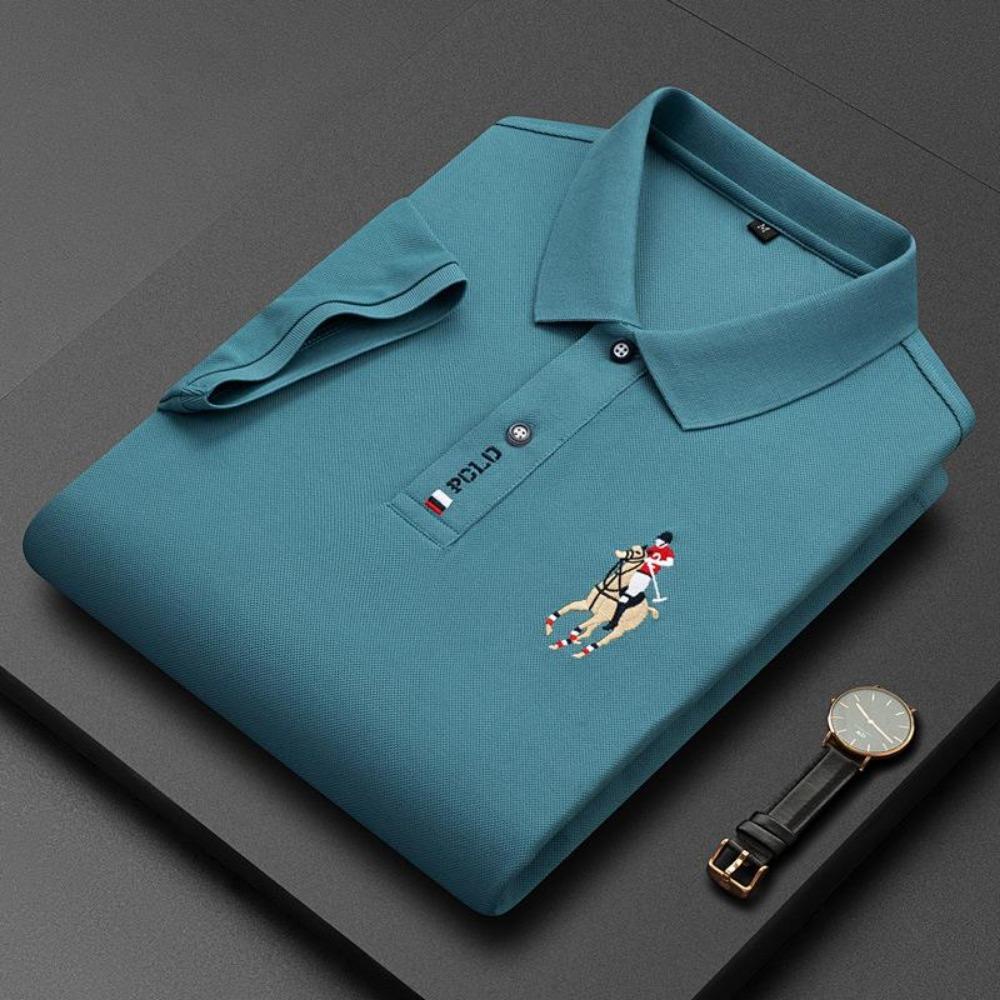 Men's Short-sleeved T-shirt Men's Polo Shirt  Embroidered T-shirt
