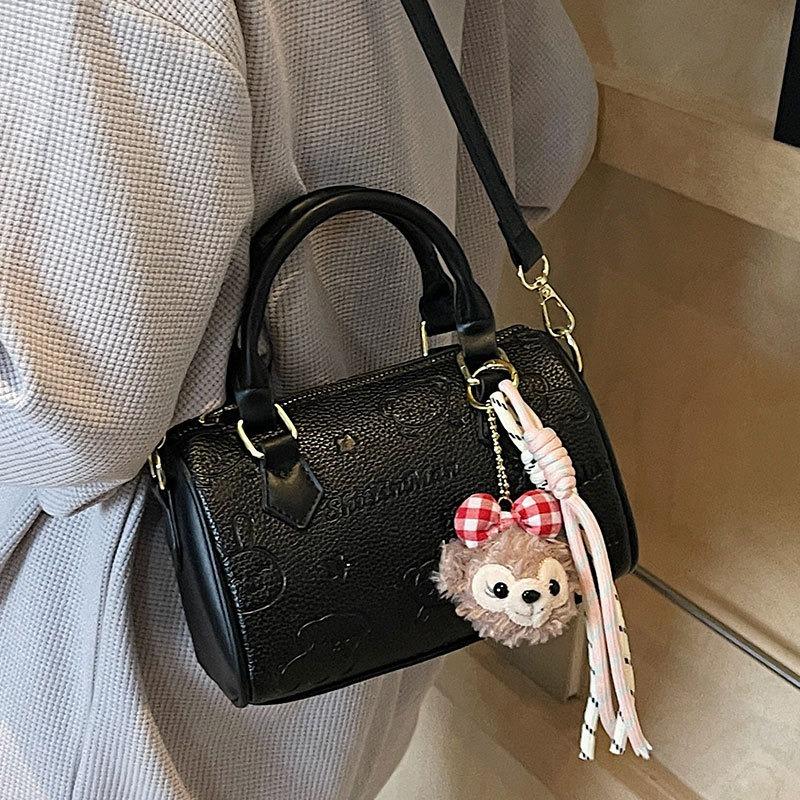 Stylish and cute printed high-end portable pillow bag temperament versatile casual commuter messenger women's bag