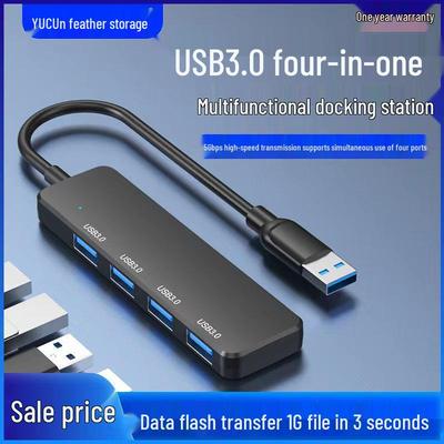 USB 3.0 Multi-Port Hub for Type-C Laptops: Compatible with Huawei, Apple, Lenovo.