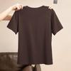 Sybayshe Women's Round Neck Slim Fit T-Shirt