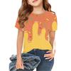 Toddler Girl Boy T-Shirts Kids Top Boys And Girls Printed Short Sleeved T-shirt 2-12Y