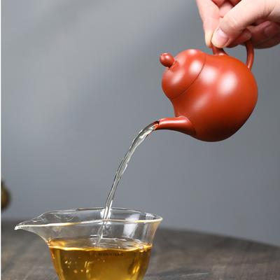 130ml Chinesische Yixing Lila Ton Teekannen Berühmte Handgefertigte Birnenförmige Teekanne Schönheitskessel Haushalts Zisha Teegeschirr