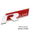 Compatible avec Volkswagen R-line: Autocollant Grille Métallique pour Modèle Dazhong Rline