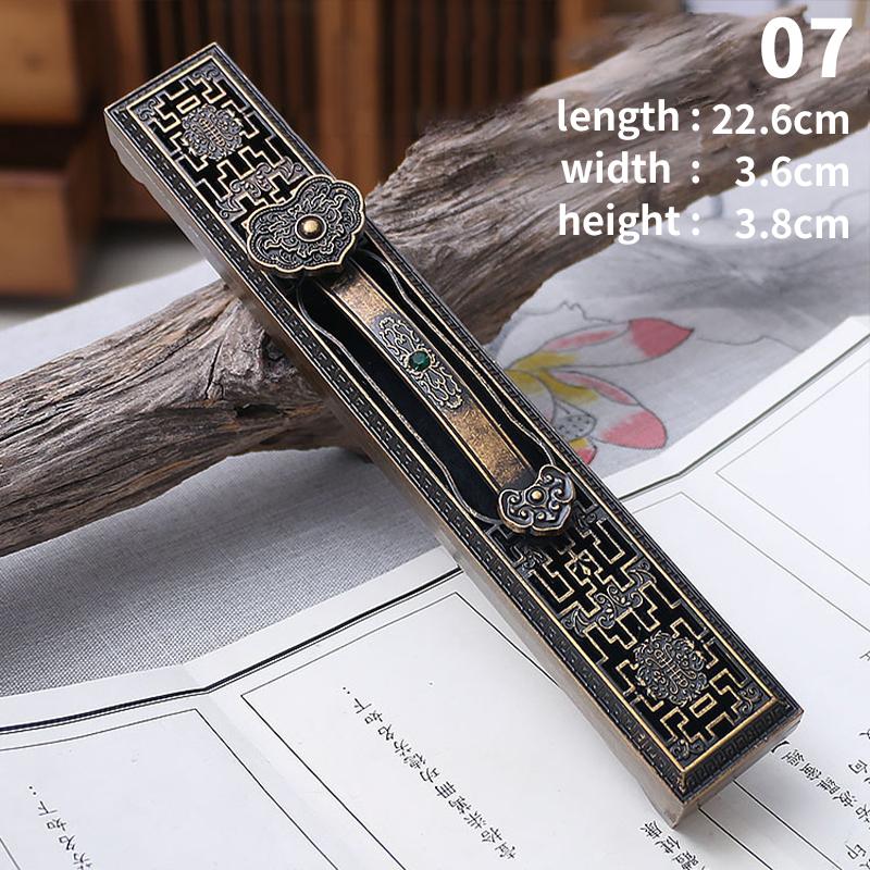 Creative Retro Black Wooden Incense Holder Home Office Incense Burner Carving Censer Box Traditional Chinese Type Wood Handmade
