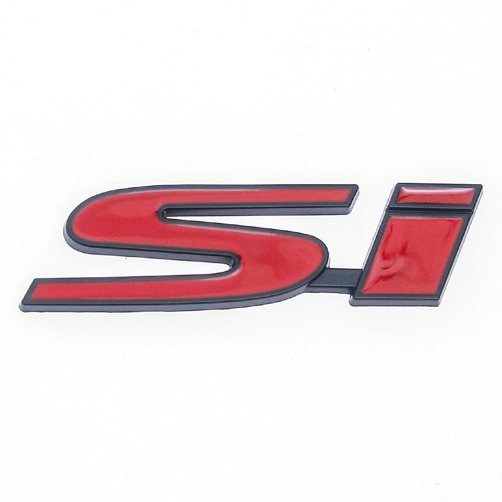 SI Zinc Alloy Metal Badge for Honda Civic - 3D Tail Sticker
