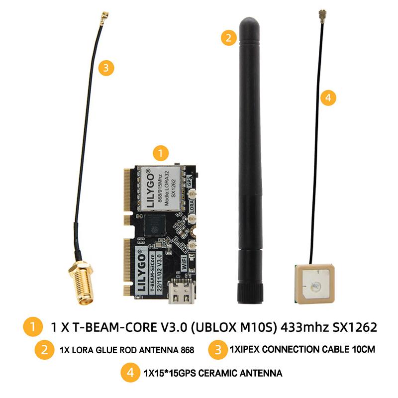 1Set Wifi Bluetooth Wwireless Module Lilygo® T-Beam Esp32-S3+Lora+Gps+Oled+Imu+Pmu Development Board