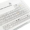 Hicello Periodic Table - Acrylic, Transparent, Made of Acrylic Glass, with Embedded Elements, Creates a Floating Effect, for Chemistry Study, Element