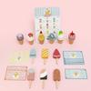 Wooden Ice Cream Shop Play Set for Kids – Pretend Play Kitchen Toy