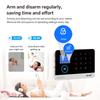 Campainha 2025+Interfone com Discagem Automática+Acesso RFID Integrado Alarme GSM Residencial Seguro Alarme Sem Fio APP WIFI 4G Tuya ou Smart Life APP