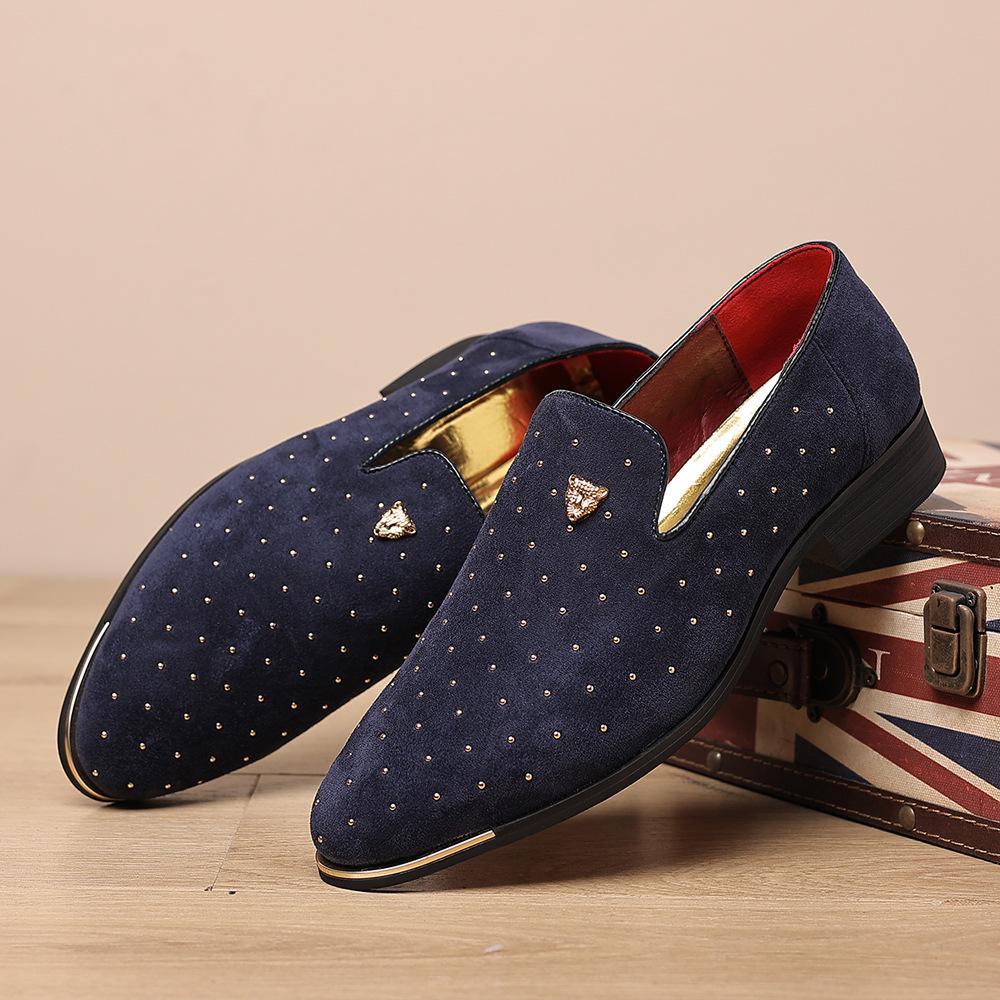 "Men's Large Slip-On Casual Loafers – Autumn Trend Fashion Shoes"