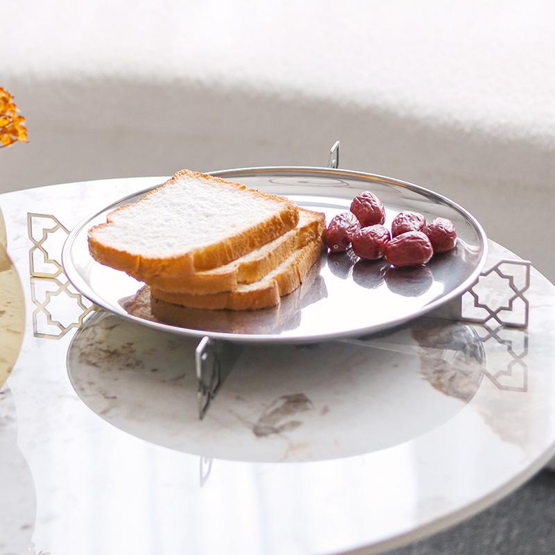 Art Stand Fruit Plate Ornament Tray Creative Home Living Room Coffee Table Snack Snack Cake Plate Soft Decoration