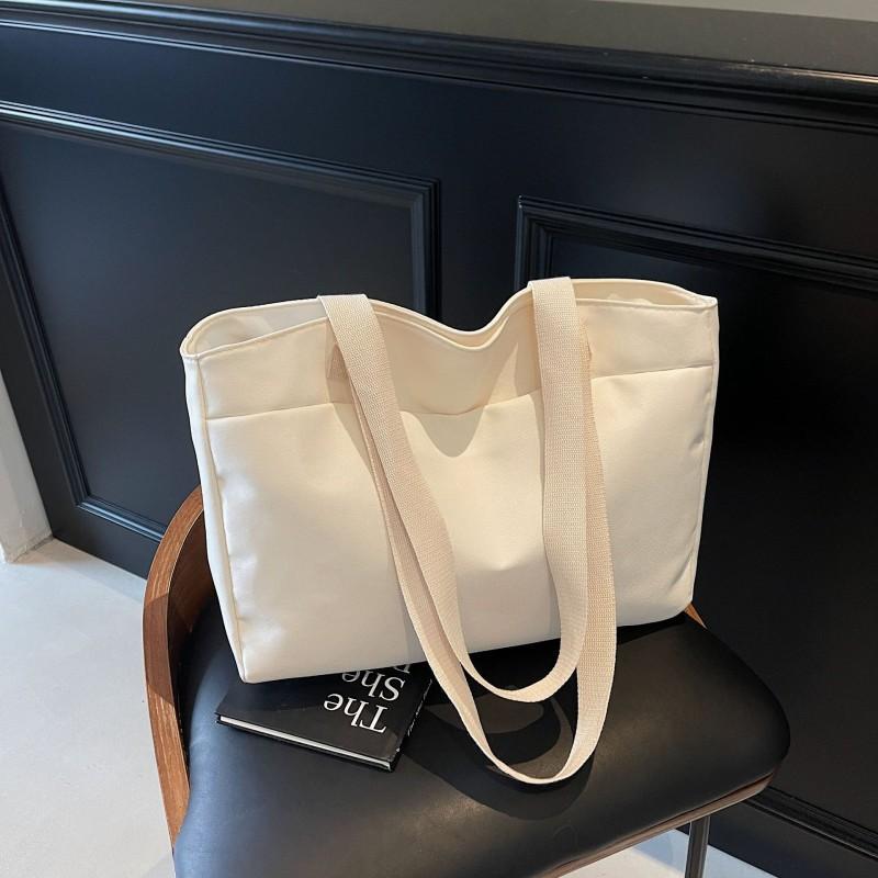 New One-shoulder Portable Bag Women Simple Casual Large-capacity Fashionable Women's Briefcase Students 'schoolbag Tote