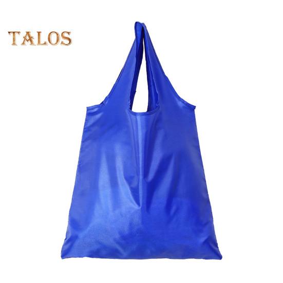 

Складная сумка для покупок с усиленной ручкой, большая вместимость, водонепроницаемая, многоцелевая, многоразовая, держатель для продуктовой сумки, сумка-тоут синий