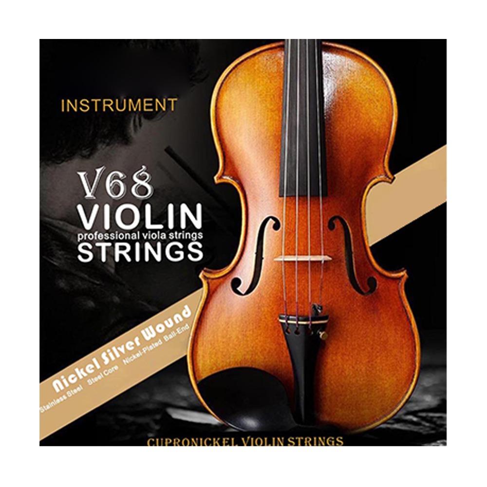 Mixed Colors Full Set Violin String Stainless Steel Wire Violin String Set For Fiddle Performance