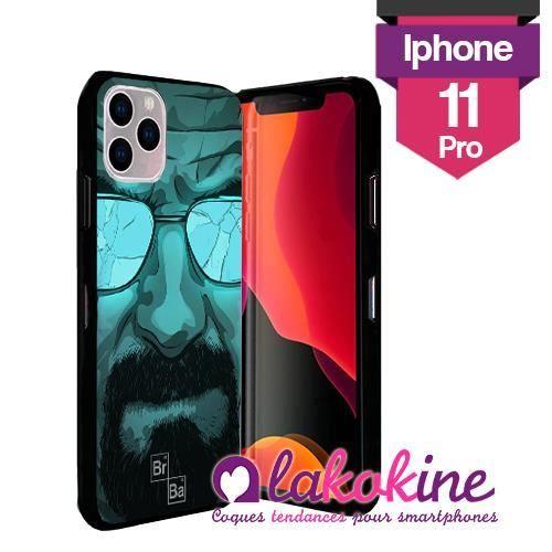 Coque Silicone Iphone 11 Pro Heisenberg Bleu