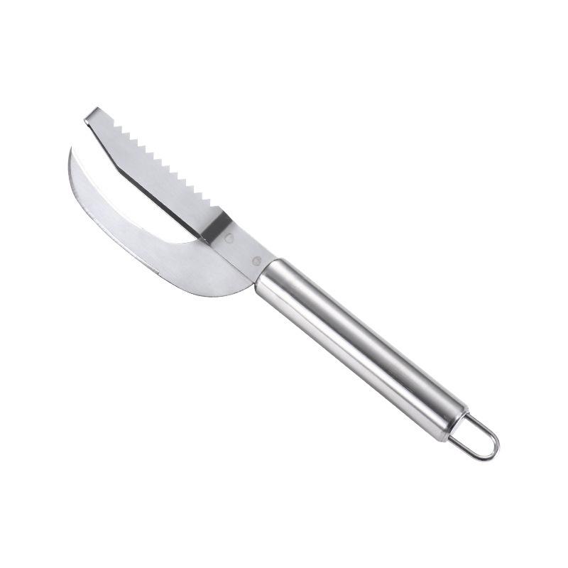 Nůž na rybí chřtán z nerezové oceli, multifunkční nůž na rybí břicho, nástroj na odstraňování ryb, kuchyňský přístroj