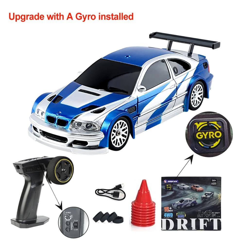 Αναβαθμισμένο Γυροσκόπιο 1/43 RC Αυτοκίνητο Drift Αγώνων RTR 4WD Υψηλής Ταχύτητας Ραδιοελεγχόμενο Μοντέλο 2.4G Όχημα Αγώνα Drift Μίνι Δώρα