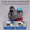 Manual Double Outlet Brass Sprayer for Bathroom Hygienes Pet Care and Laundry Threaded Valves with Leakproof Structure