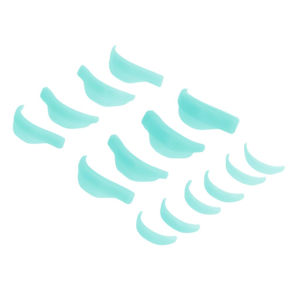 7 Paar Wimpernwelle aus Silikon, verschiedene Größen, wiederverwendbare Wimpernlifting-Pads für Schönheitssalons