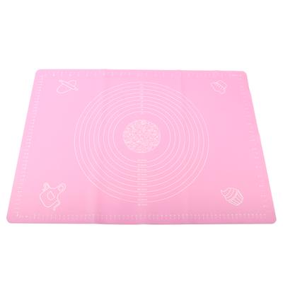 Tapete de Amasar de Silicona con Escala Tabla de Cortar Antideslizante Herramienta para Hornear Resistente al Calor Tapete para Horno