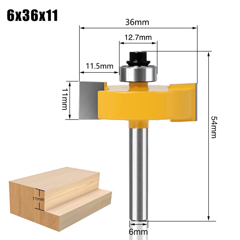 Ball T-Knife 11Mm Depth 15Mm Straight Knife Invisible Parts Two-In-One Slotting Knife Positioning Trimming Machine Knife Head Engraving
