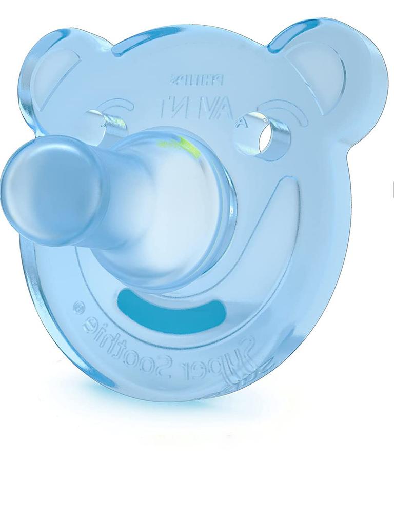 Philips AVENT Philips Shape Pacifier Pacifier Heart months Set of 2 Light 0-3 (Blue + Blue)