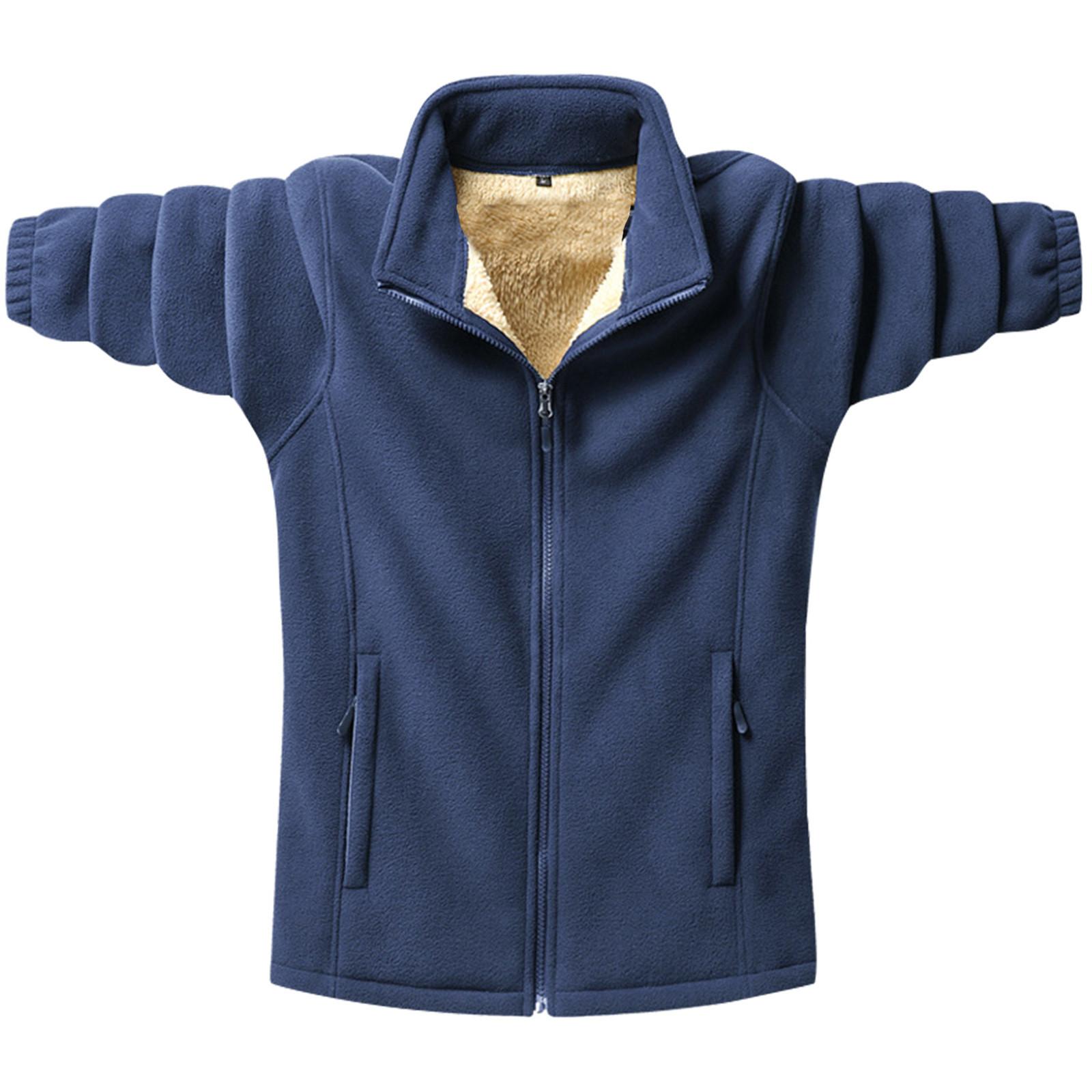 

Мужское зимнее пальто, теплое приталенное толстое пальто, повседневная куртка, верхняя одежда, верхняя блузка XXXL синий