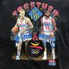 Larry Bird Magic Johnson Men T-shirt Black Unisex Cotton Tee All Sizes JJ4200