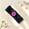 Y2K Subculture Large button polka dot headband photography dressing yoga Going out on the Street INS decoration accessories