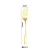 Stainless steel tableware, knives, forks and spoons, western food, golden steak, knives, forks and spoons four-piece set