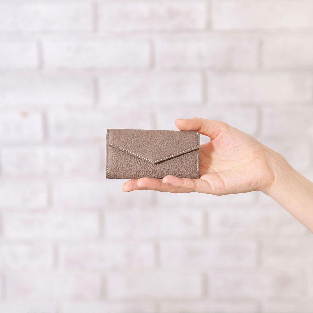 BONAVENTURA Slim Key Case [Greige X Yellow] BKCT1-GGYE