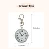 Mini Watch Keyring, 1 Set(White+Black), Nurse, Exam Taker, Camper