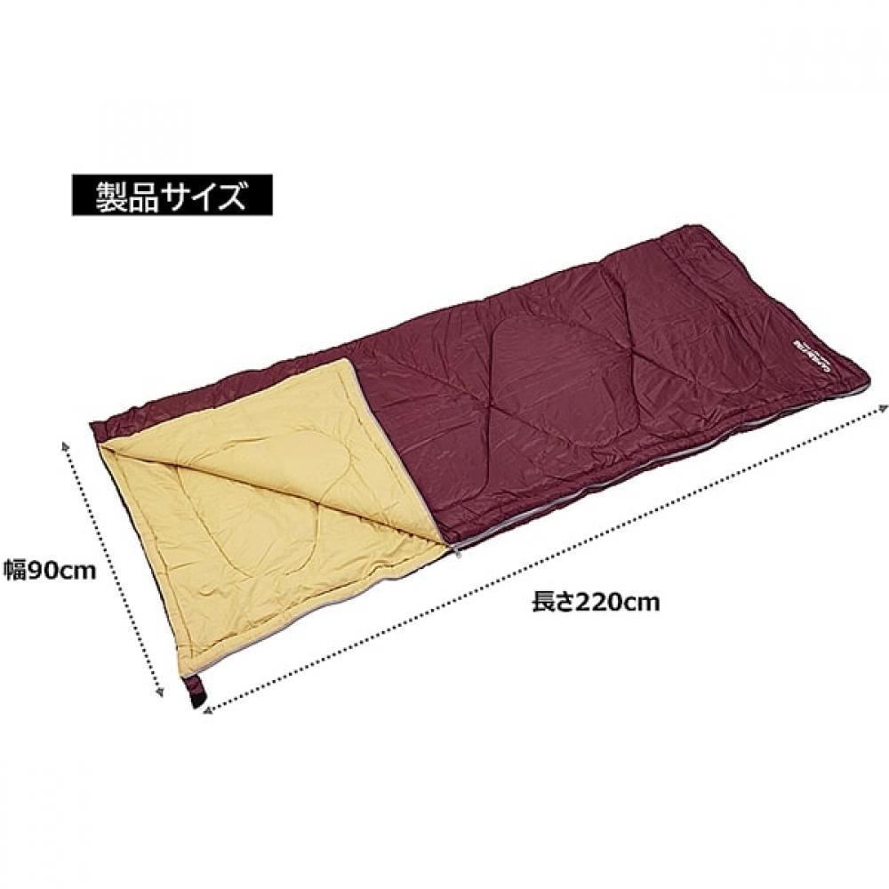 Captain S Tag Summer Synthetic Sleeping Bag Envelope Type Large Size Burgundy Ub