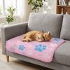 Breathable Dog Cooling Pad Soft Dog Sleeping Mat Cartoon pattern Cat Nest Bed  Dog Crate
