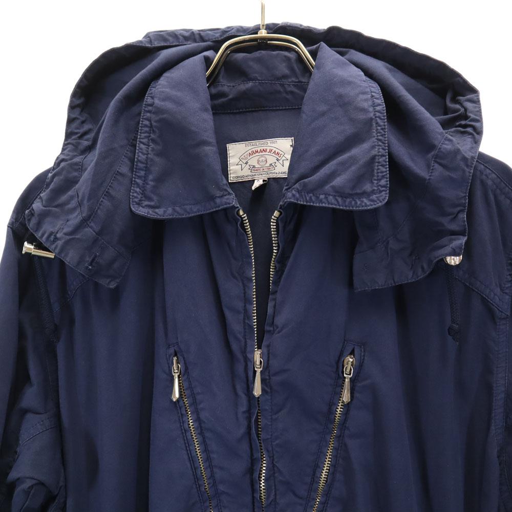 ARMANI JEANS made in Italy Jacket 42 Navy Women Used