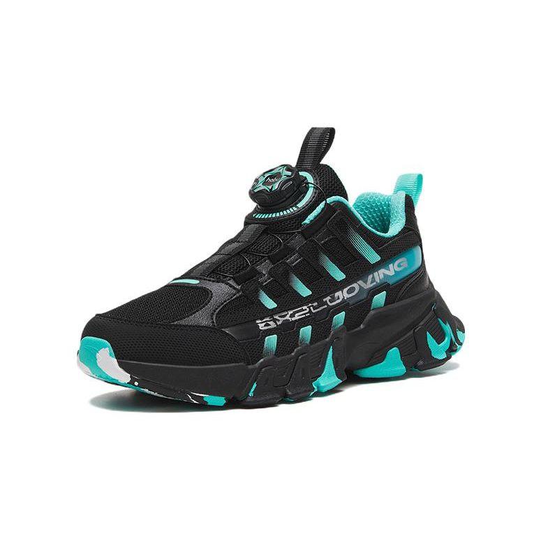 Anta Childrens Mountain Language Sports Low-Top Casual Shoes Kids Casual Shoes Black Blue 312318802-5