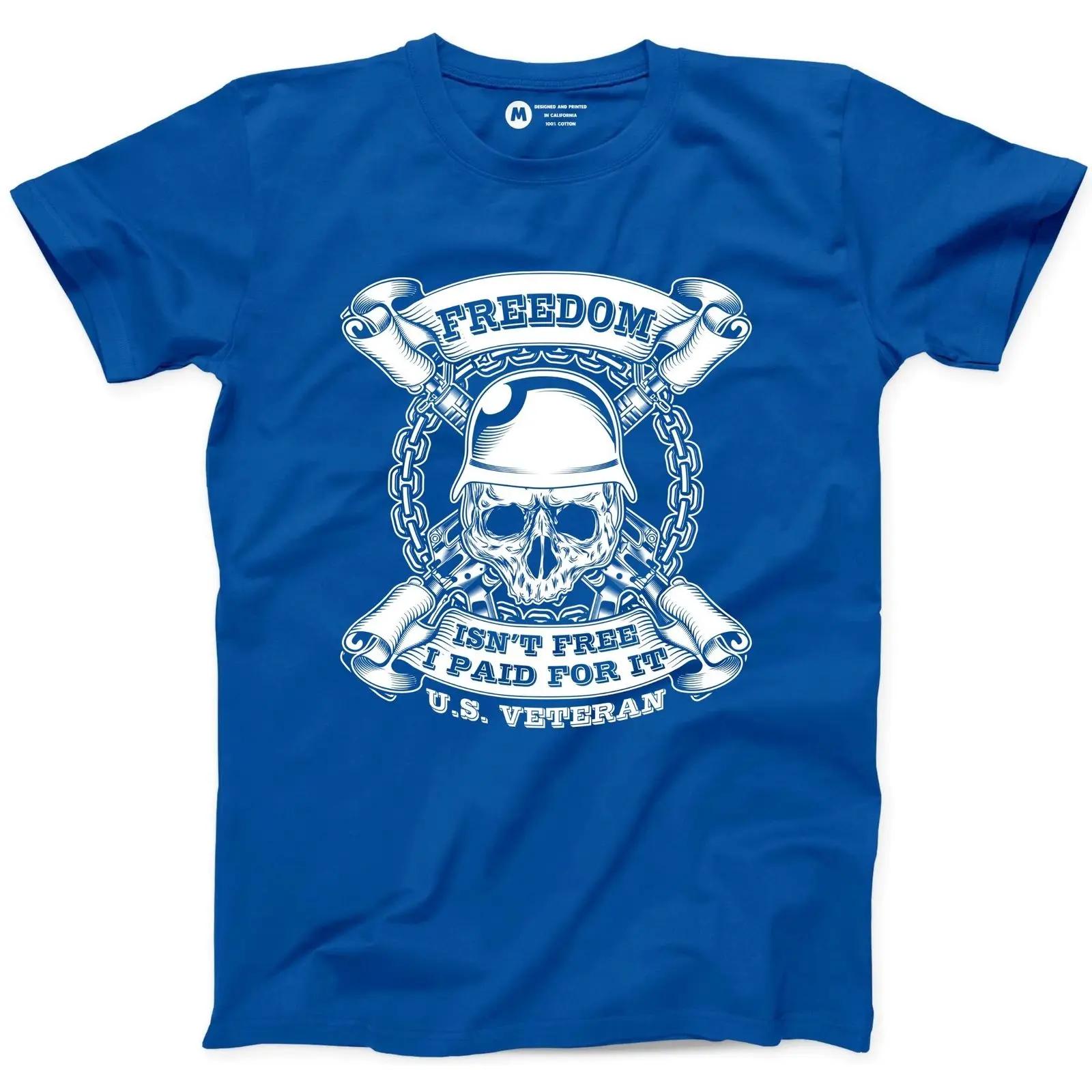 Freedom Isnt Free US Veteran TShirt 100 Cotton ONeck Summer Short Sleeve Summer Casual Mens Tshirt Size S3XL S