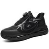 Size 47 48 Waterproof Work Safety Shoes Men Women Steel Toe Work Sneakers Rotating Button Air Cushion Protective Safety Boots